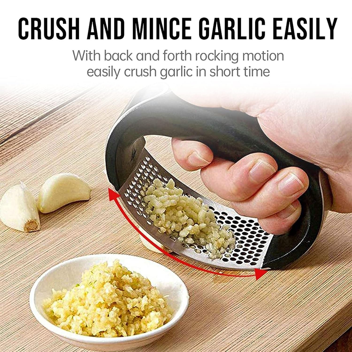 Garlic Press Tool – Heavy-Duty & Ergonomic Kitchen Set