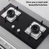 Gas-Stove-Aluminium-Foil-Burner-Cover-05 Aluminium Gas Stove Protector Covers – 10 Pc Disposable 23x23 cm