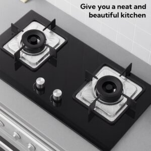 Aluminium Gas Stove Protector Covers – 10 Pc Disposable 23x23 cm