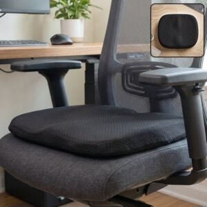 Gel-Seat-Cushion-for-Chair-1.jpg Ergonomic Egg Seat Cushion Memory Foam Chair Pad for Office Car Seat (1 Pc)