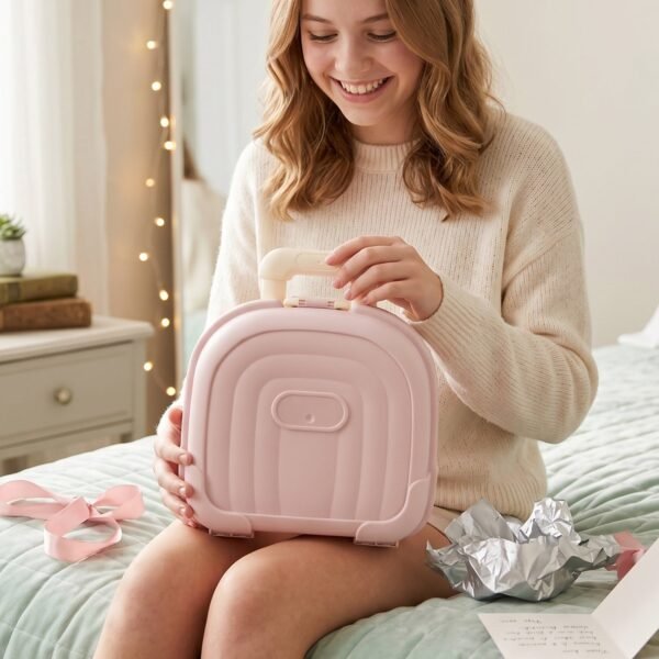 Mini Suitcase Storage Box, Cute & Reusable Travel Organizer