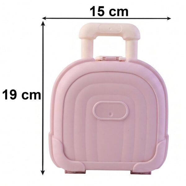 Mini Suitcase Storage Box, Cute & Reusable Travel Organizer
