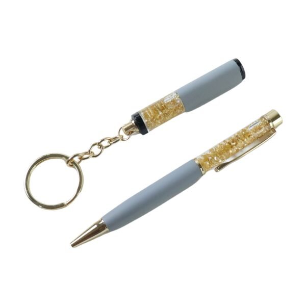 GiftCombo-04 Premium 2 In 1 Keychain and Pen – Stylish Office Gift Set