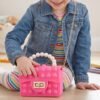 Kids Pop It Fidget Purse Silicone Sling Bag with Pearl Handle (1 Pc)