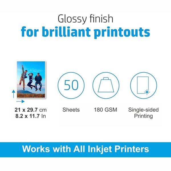 A4 Glossy Photo Paper Sheets – Vibrant High-Quality Prints