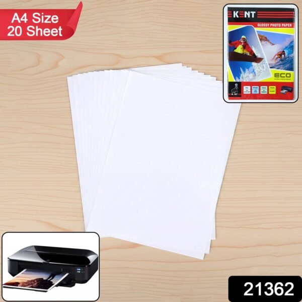 A4 Glossy Photo Paper Sheets – Vibrant High-Quality Prints