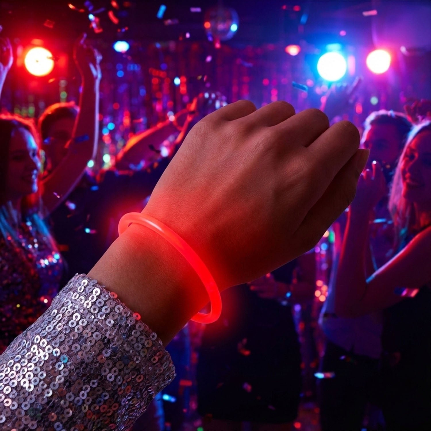 Glow LED Bracelet – Vibrant LED Party Light Wristband for Festivities