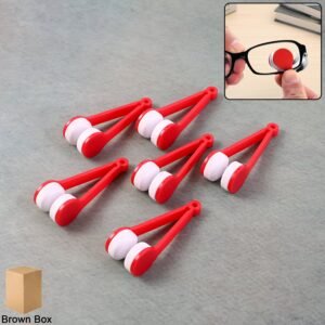 Portable Eyeglass Lens Cleaner Tool – 6 Pc Double-Sided Microfiber