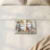 Radha Krishna Wall Art – Golden Finish Decor for Spiritual Spaces