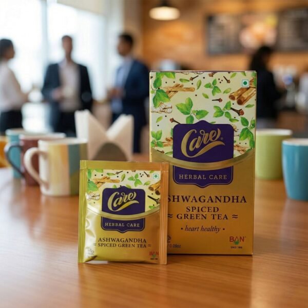 Ashwagandha Spiced Green Tea – Relaxing Antioxidant-Rich Herbal Brew