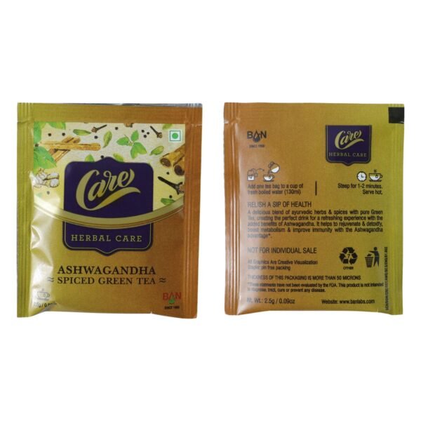 Ashwagandha Spiced Green Tea – Relaxing Antioxidant-Rich Herbal Brew