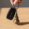 Bell Shape Mini Metal Keychain – Stylish Durable Key Holder
