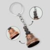 Bell Shape Mini Metal Keychain – Stylish Durable Key Holder