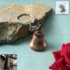 Bell Shape Mini Metal Keychain – Stylish Durable Key Holder