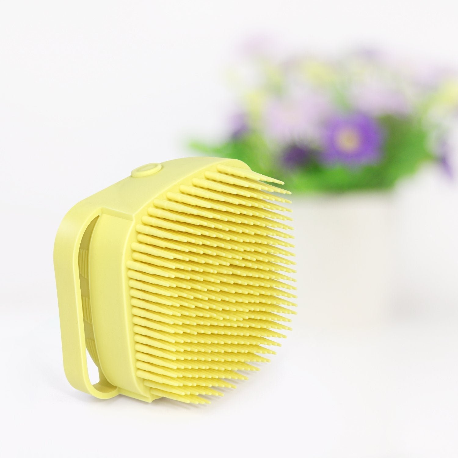Silicone Bath Brush – Built-in Shampoo Dispenser | VelvaBloom