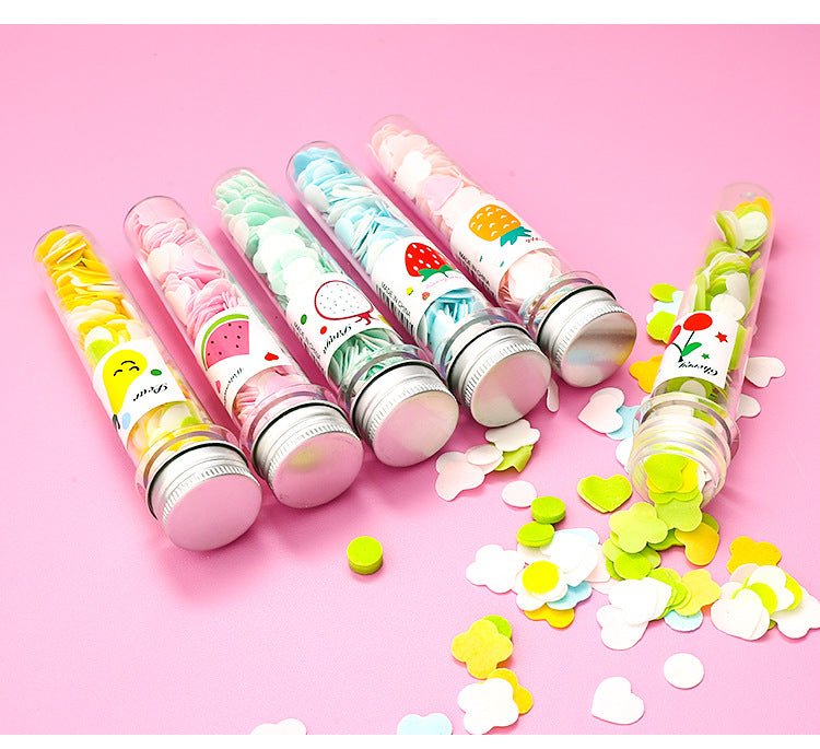 Flower-Shaped Paper Soap Strips – Portable & Travel-Friendly Cleanser