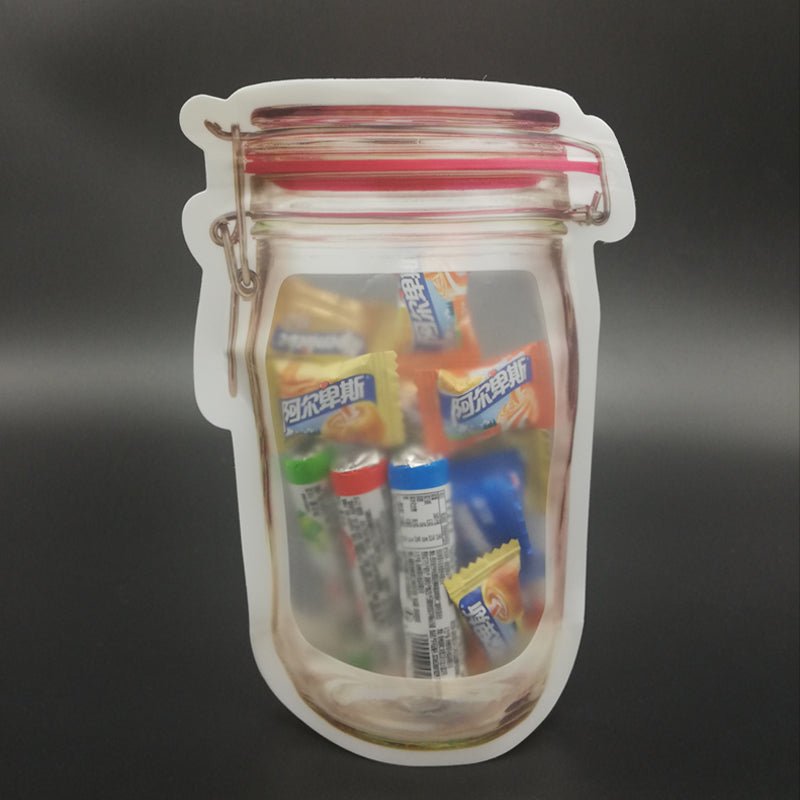 Airtight Food Storage Bag – Reusable Zipper Pouch 500ml | Organivo