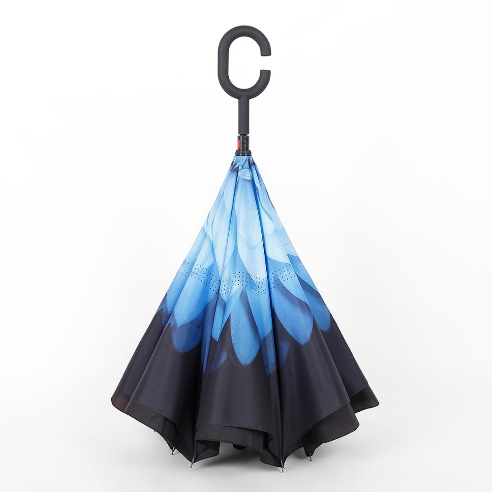 Reverse Umbrella Windproof Automatic Compact Travel