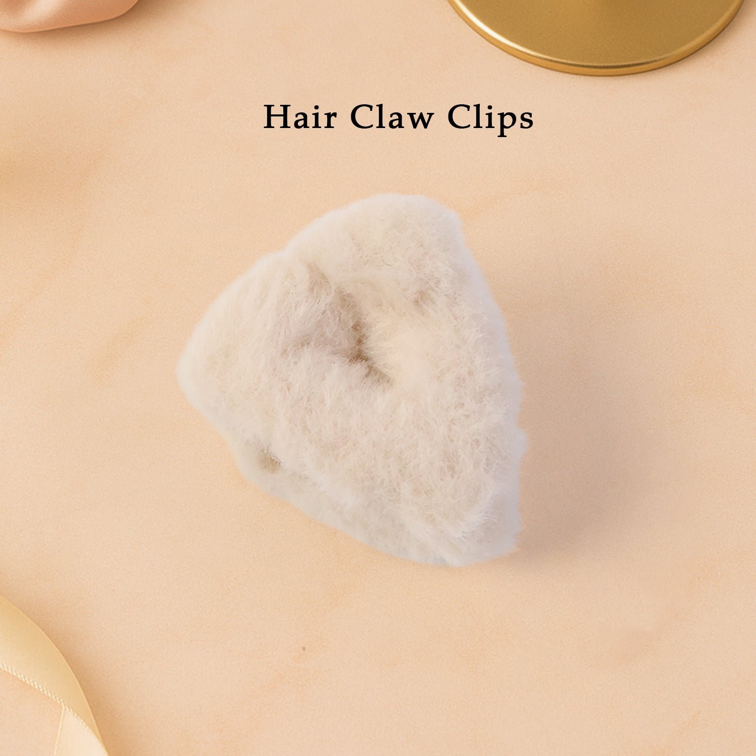 Hair Claw Clip – Plush, Non-slip Fluffy Hair Accessory