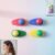 Snap Hair Clip Set – Decorative Rounded Accents, 4 Pieces