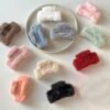 Faux Fur Hair Claw Clips – Soft, Big & Fluffy 12 Pc Set