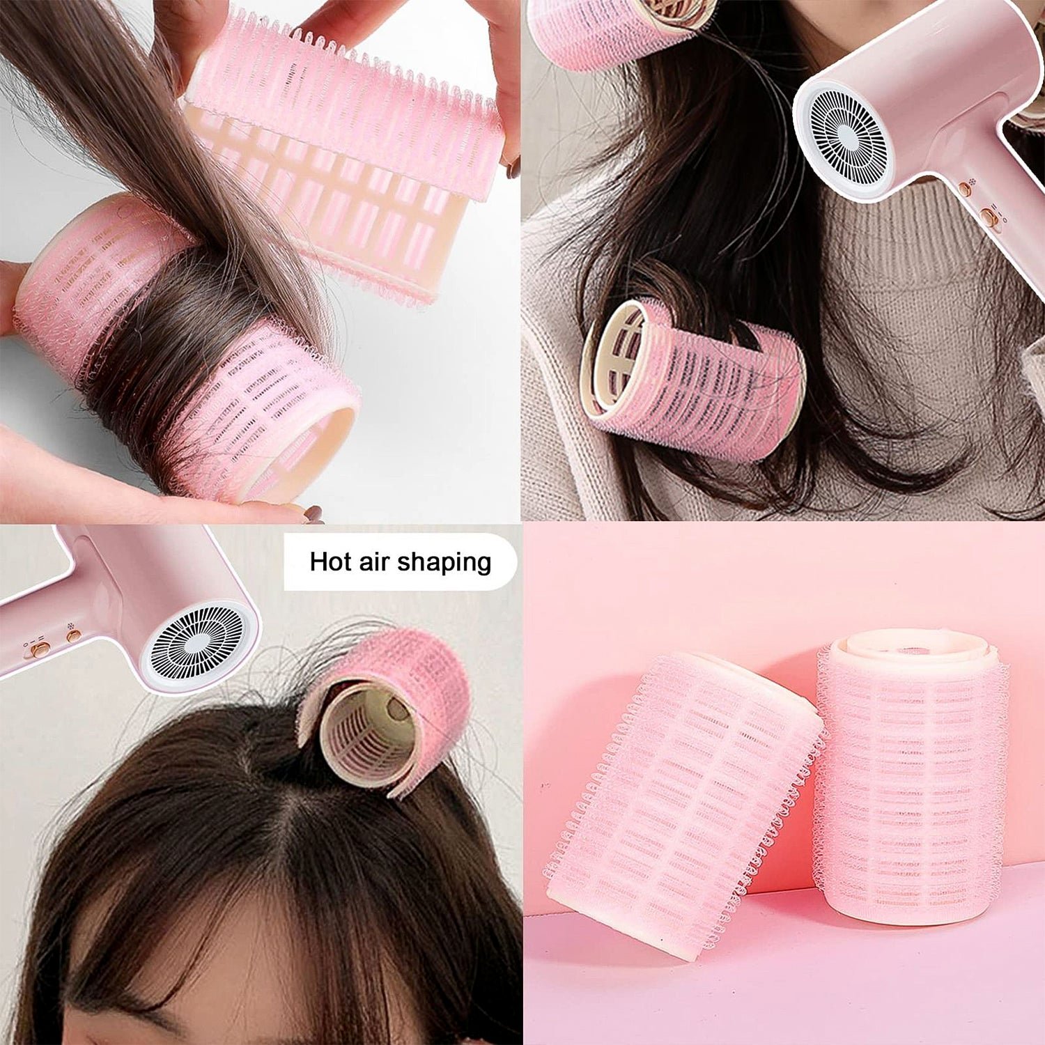 Self-Grip Hair Styling Velcro Rollers – Natural Curls & Volume