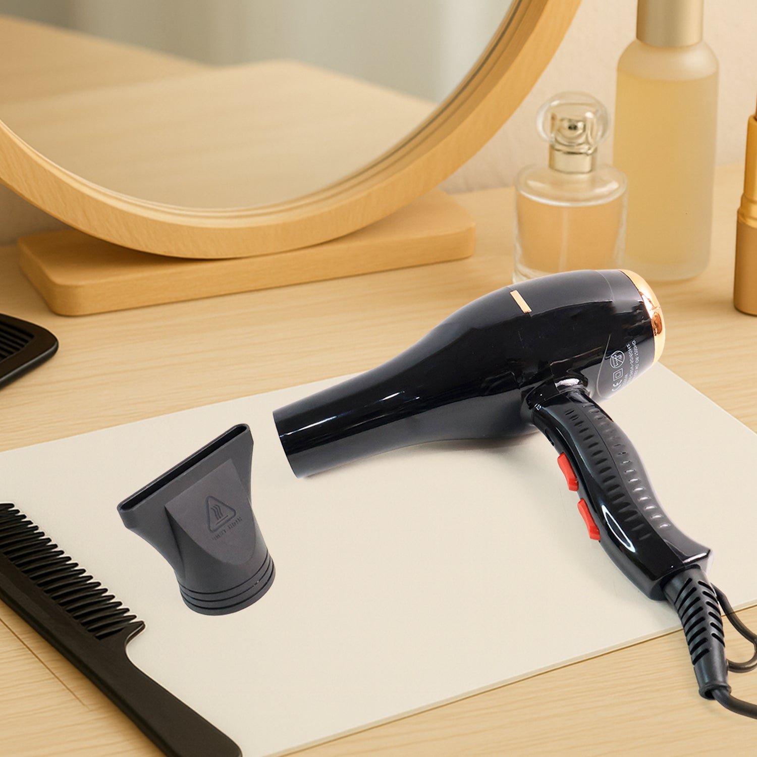 Professional Hair Dryer – Quick Drying with Concentrator Nozzle