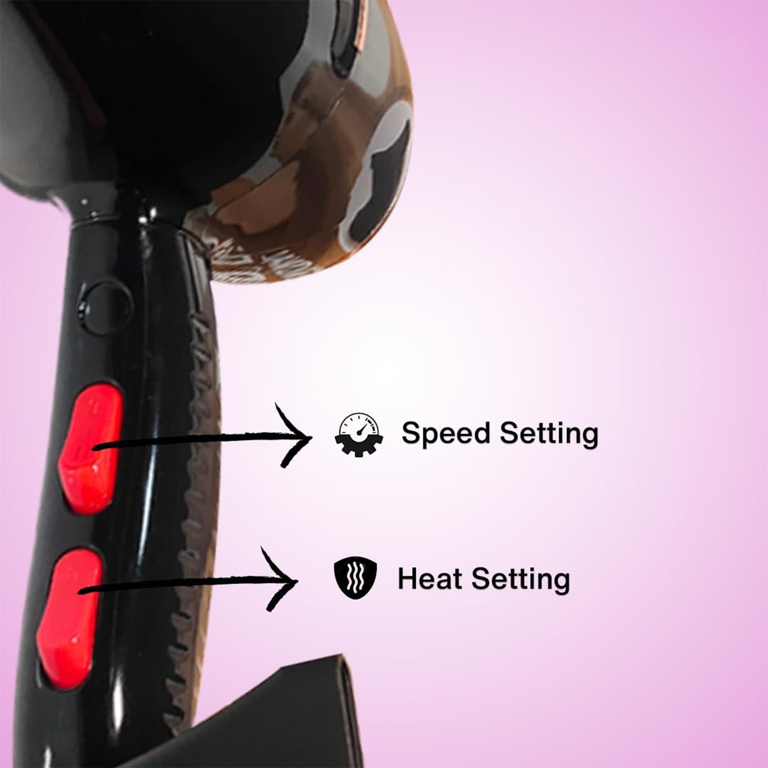 Professional Hair Dryer – Quick Drying with Concentrator Nozzle