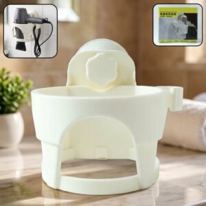 Hair Dryer Holder – Easy Bathroom Storage with Suction Cup