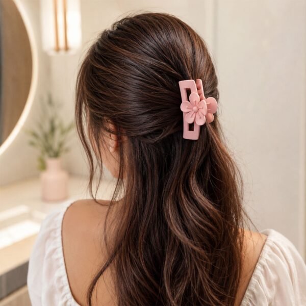 Plastic Hair Claw Clip – Strong Grip & Trendy Design for Women & Girls