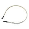 Pearl Beaded Hair Band – Elegant Slim Golden Metal Headband