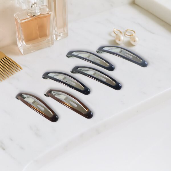 Snap Hair Clips for Women – Strong Hold, Non-Slip 6 Pc Set