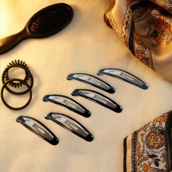 Snap Hair Clips for Women – Strong Hold, Non-Slip 6 Pc Set
