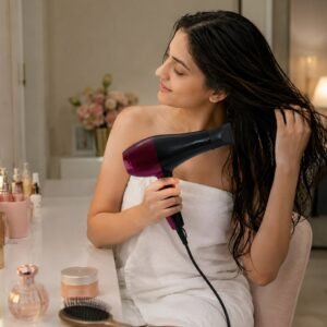 Professional Hair Dryer – High Power 2-Speed Salon Dryer | Calm & Curl