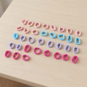 Elastic Hair Ties – Gentle, Durable & Convenient for Kids