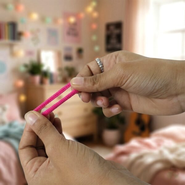 Elastic Hair Ties – Gentle, Durable & Convenient for Kids