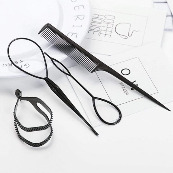 Multi Purpose 4 in 1 Hair Styling Tool Kit – Easy DIY Hairstyles