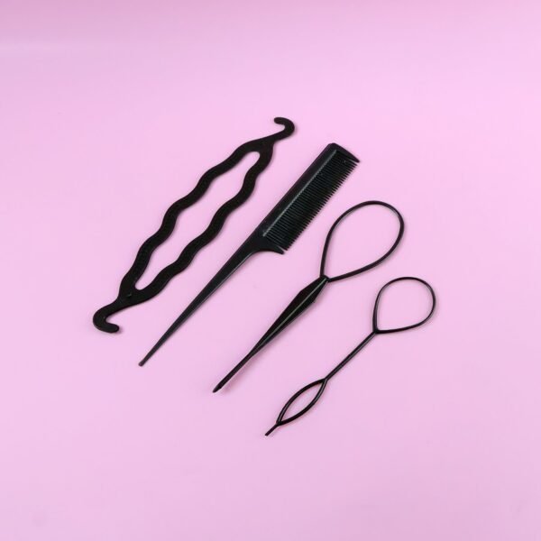Multi Purpose 4 in 1 Hair Styling Tool Kit – Easy DIY Hairstyles