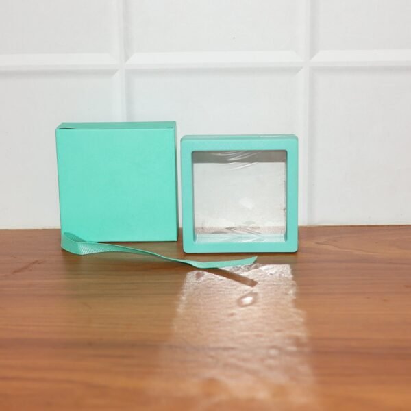 Transparent Jewellery Display Box – Elegant Floating Frame Organizer