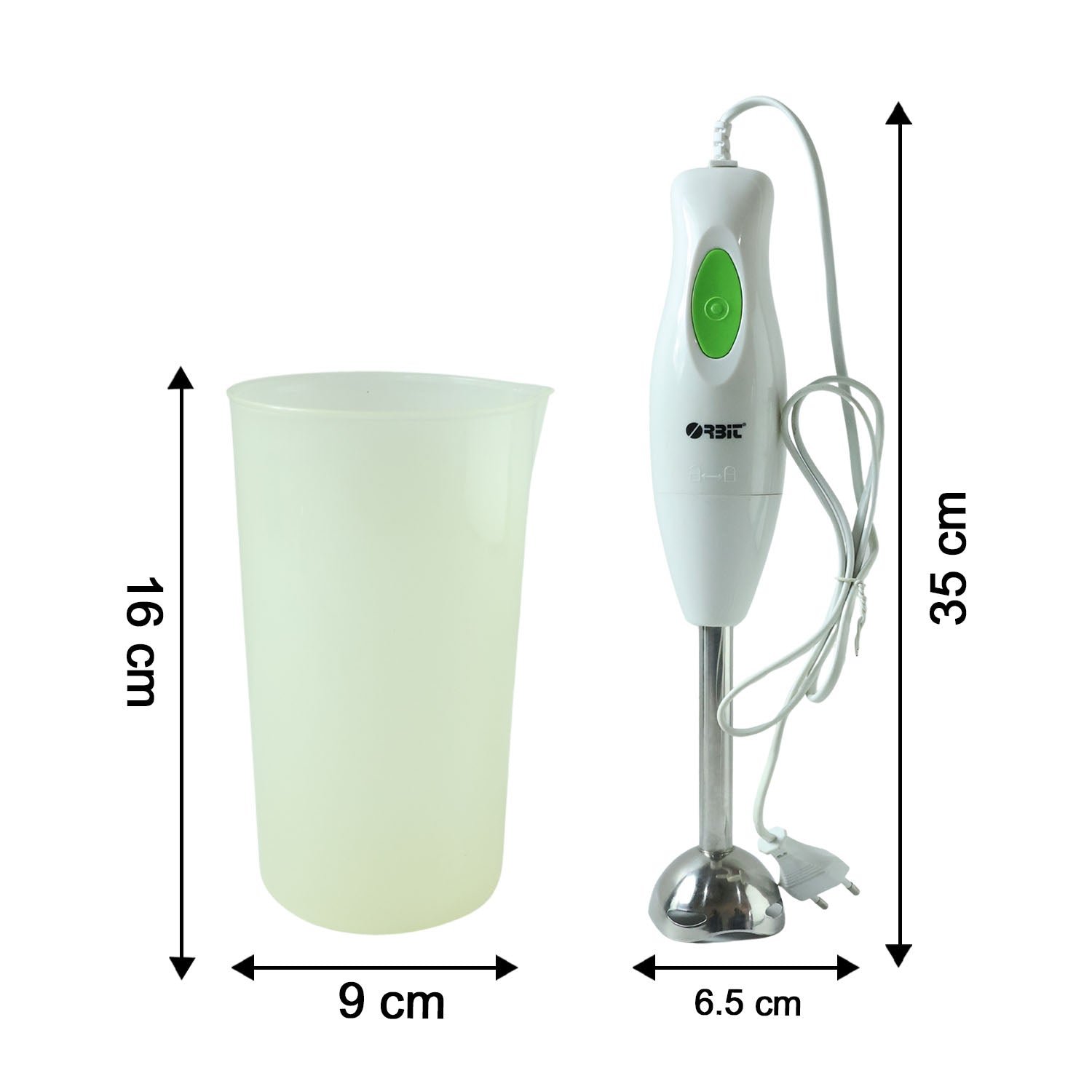 Electric Hand Blender – Stainless Steel Blade for Smooth Blending