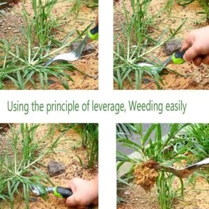 Garden Hand Weeder Cultivator Tool Weed Remover with Ergonomic Handle (1 Pc)