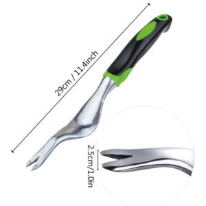 Garden Hand Weeder Cultivator Tool Weed Remover with Ergonomic Handle (1 Pc)