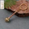 Jai Shree Ram Keychain – Durable Golden Metal Design