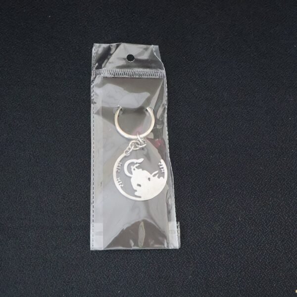 Hanumanji-Liveimage Jai Shri Ram Keychain – Hanuman Silhouette Metal Keyring