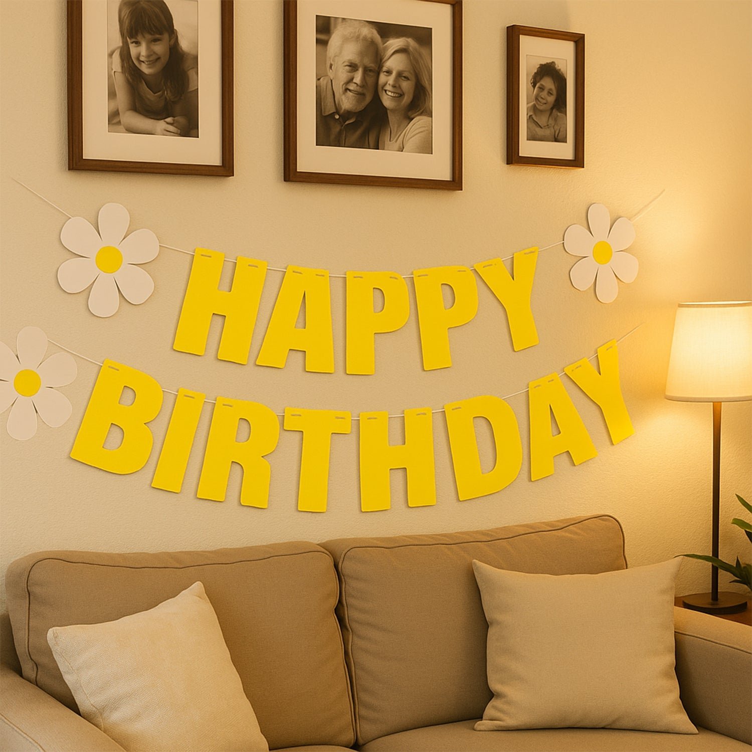 Birthday Banner Set – Vibrant Floral Party Decoration