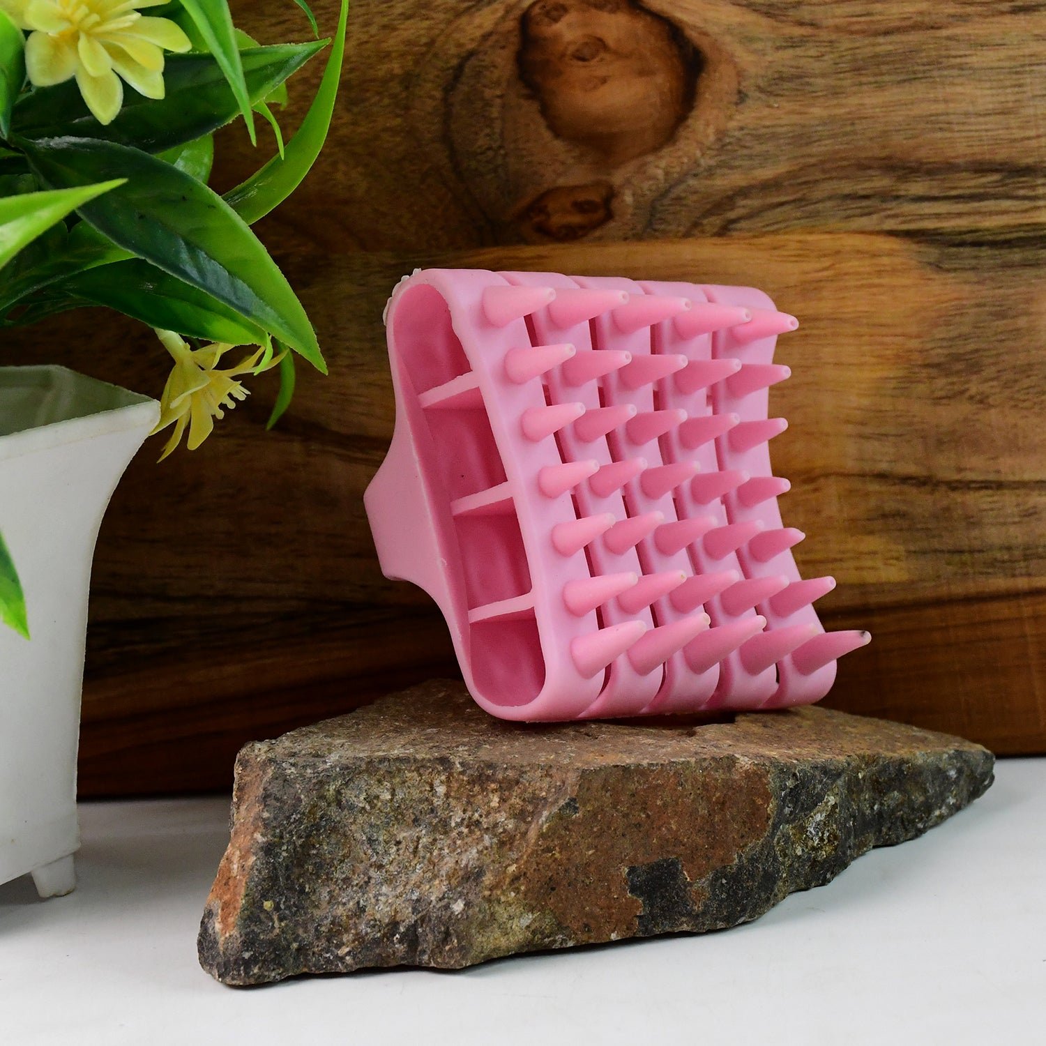 Scalp Massager Shampoo Brush – Soft Silicone Deep Clean & Relax
