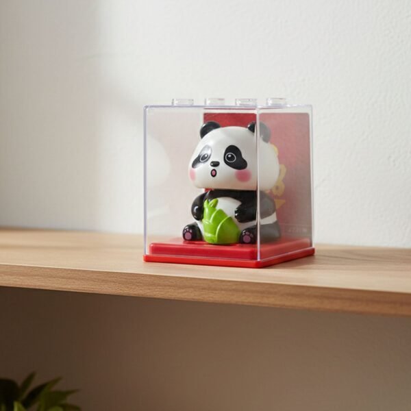 Solar Powered Panda Showpiece – Eco-Friendly Moving Head Decor