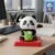 Solar Powered Panda Showpiece – Eco-Friendly Moving Head Decor