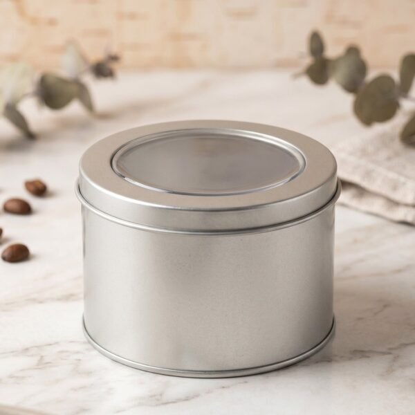 Round Metal Storage Tin Box – Compact organiser & gift box