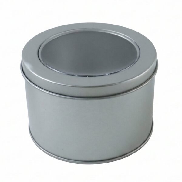 Round Metal Storage Tin Box – Compact organiser & gift box